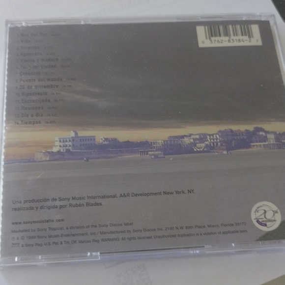 Ruben blades tiempos CD, Spanish - Picture 2 of 3